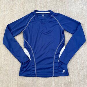 3 for $6 GreenLayer Blue Long Sleeve Active Shirt Top M